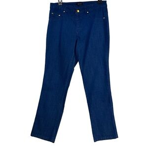 IMAN Women's Straight Leg Jeans - Blue